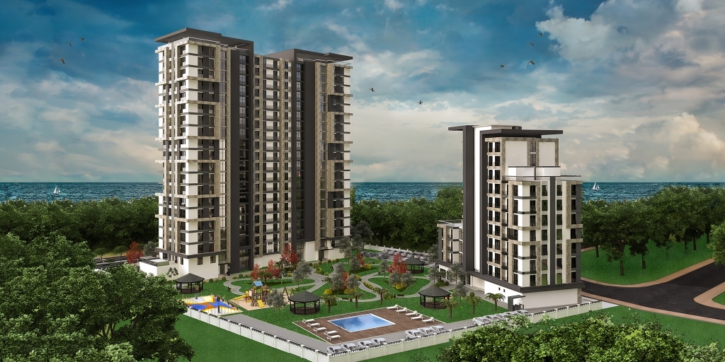 <span style="font-weight: bold;">ID:178 "KULE RESIDENCE" от 1+1 до 3+1 от 95 кв.м до 153 кв.м Бейликдюзю, Стамбул, ГРАЖДАНСТВО от 250.000 $</span>